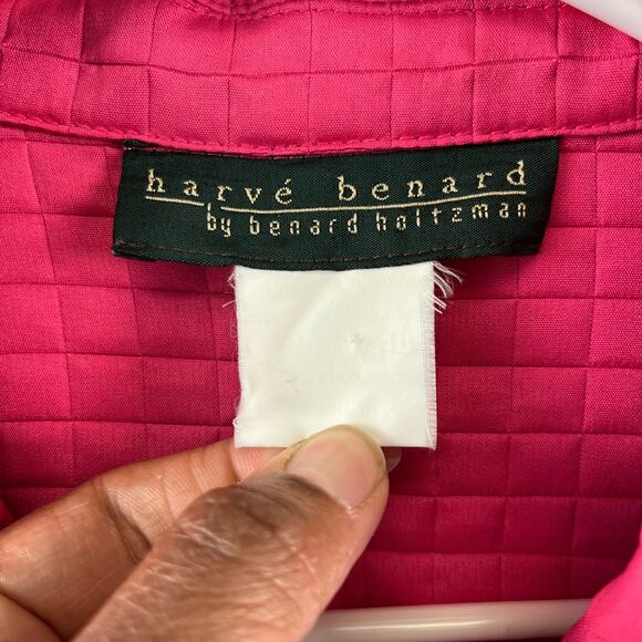 Vintage Harve Bernard by Holtzman Barbie Quilted Women Large Button-Down Blazer - Picture 8 of 9